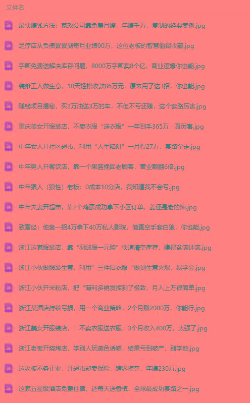 图片[1]-(9607期)真实有效391套商业模式，年入几十到几百万案例解析(电子书+视频+图文)-皮皮网创