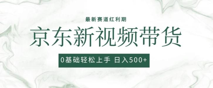 2024最新京东视频带货项目，最新0粉强开无脑搬运爆款玩法，小白轻松上手【揭秘】-皮皮网创