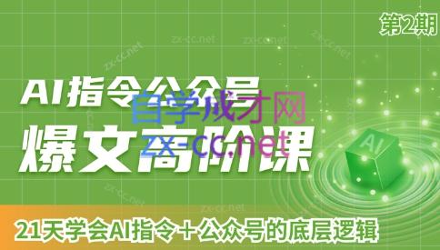 AI破局俱乐部·AI指令公众号高阶课（第2期）-皮皮网创
