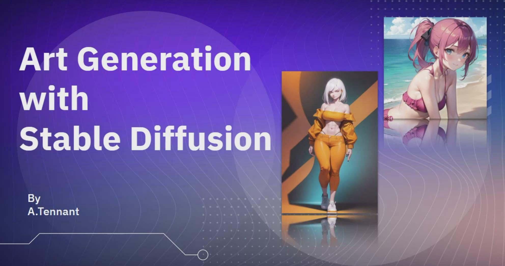 图片[1]-利用Stable Diffusion AI人工智能生成动漫艺术分步教程-14节课-中英字幕-皮皮网创