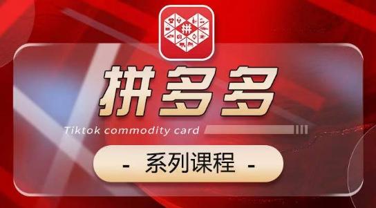 2024拼多多系列课，【基础】【运营】【活动】【推广】【玩法】5大模块-皮皮网创