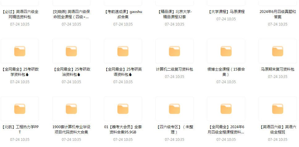 大学资源最全合集-皮皮网创