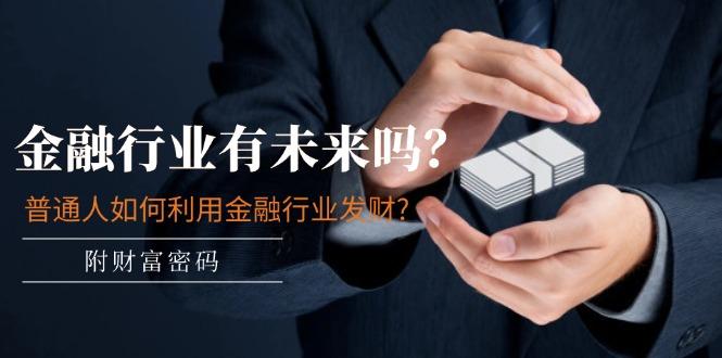 某付费文章：金融行业有未来吗？普通人如何利用金融行业发财?(附财富密码-皮皮网创