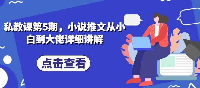 私教课第5期，小说推文从小白到大佬详细讲解-皮皮网创