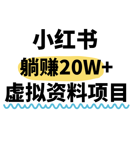 图片[1]-小红书操作虚拟资料，搬运工模式躺挣20W+，互联网的低成本路子！-皮皮网创