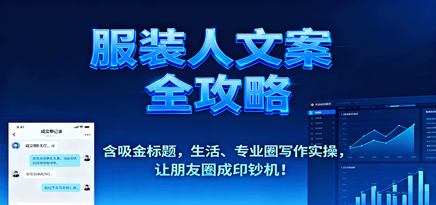 图片[1]-服装人文案全攻略，含吸金标题，生活、专业圈写作实操，让朋友圈成印钞机！-皮皮网创