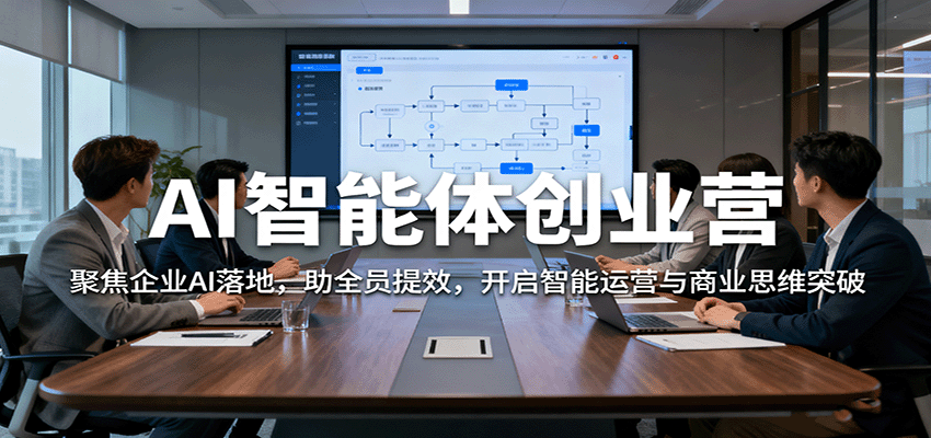 图片[1]-AI智能体创业营：聚焦企业AI落地，助全员提效，开启智能运营与商业思维突破-皮皮网创