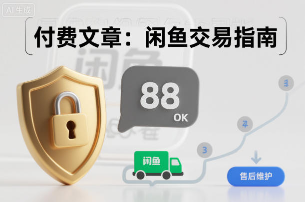 付费文章:闲鱼交易指南,怎么才能降低被坑被马扁的概率-皮皮网创