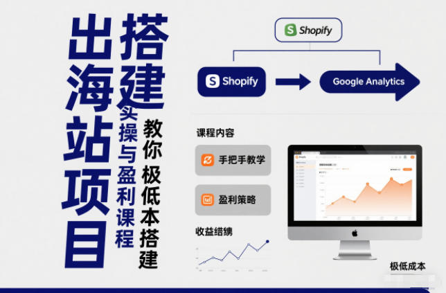 小淘出海站项目,搭建实操与盈利课程,手把手教你用极低成本搭建-皮皮网创
