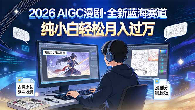 2026年全新蓝海赛道,纯小白轻松月入过万-皮皮网创