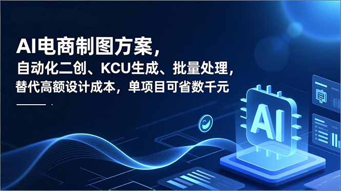 AI电商制图方案,自动化二创、SKU生成、批量处理,替代高额设计成本,单项目可省数千元-皮皮网创