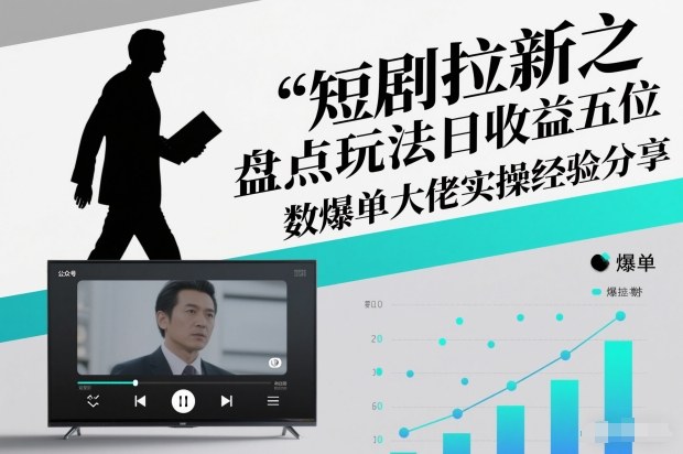 短剧拉新之盘点玩法日收益五位数爆单大佬实操经验分享-皮皮网创