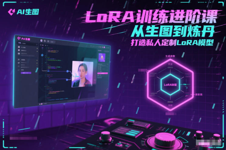 LoRA训练进阶课，从生图到炼丹，打造私人定制LoRA模型-皮皮网创