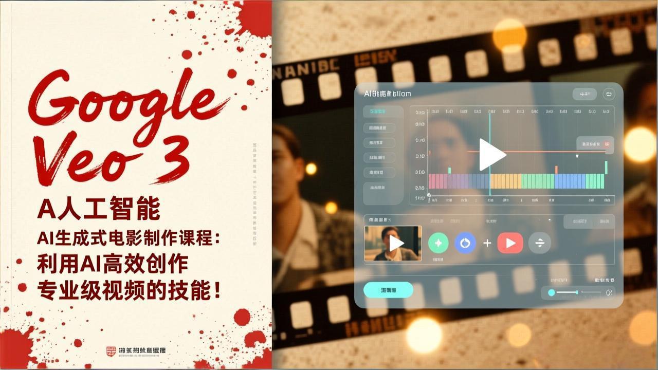 Google Veo 3人工智能AI生成式电影制作课程:利用AI高效创作专业级视频的技能!-皮皮网创
