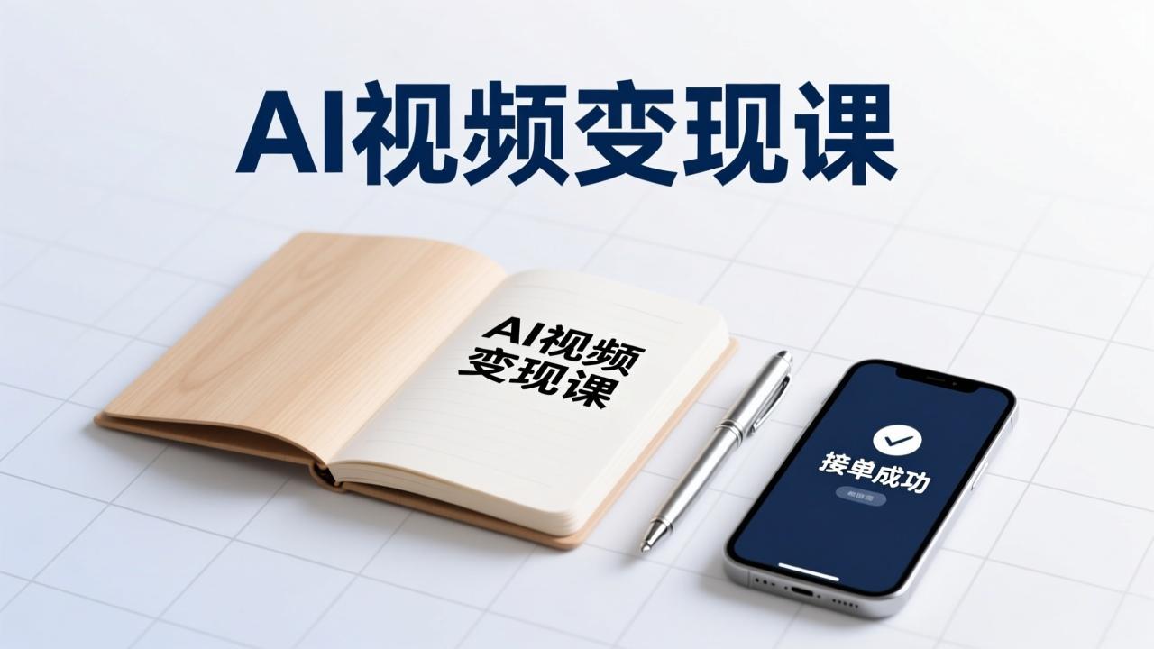 AI视频变现课，学完即可创作短片、接商单，实现副业增收，单项目报价可达千元-皮皮网创