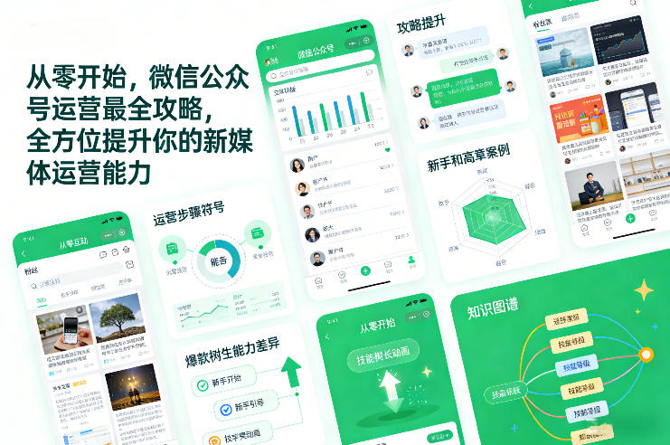 从零开始，微信公众号运营最全攻略，全方位提升你的新媒体运营能力-皮皮网创