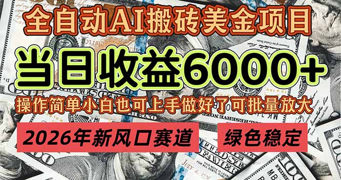 2026年新风口赛道,当日6000+以上,可批量放大,月收入20万+,长期绿色稳定的项目-皮皮网创