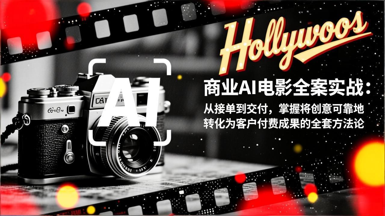 商业AI电影全案实战：从接单到交付，掌握将创意可靠地转化为客户付费成果的全套方法论-皮皮网创
