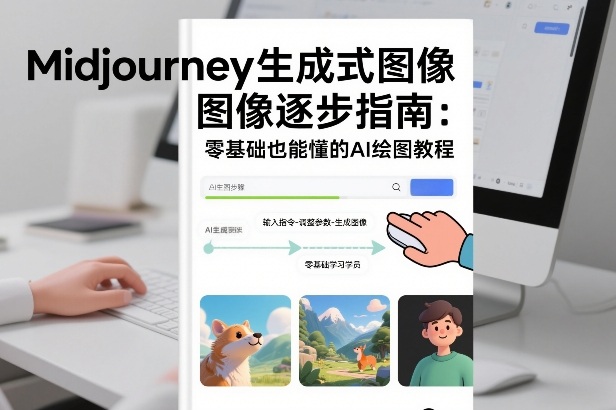Midjourney生成式图像逐步指南：零基础也能懂的AI绘图教程-皮皮网创