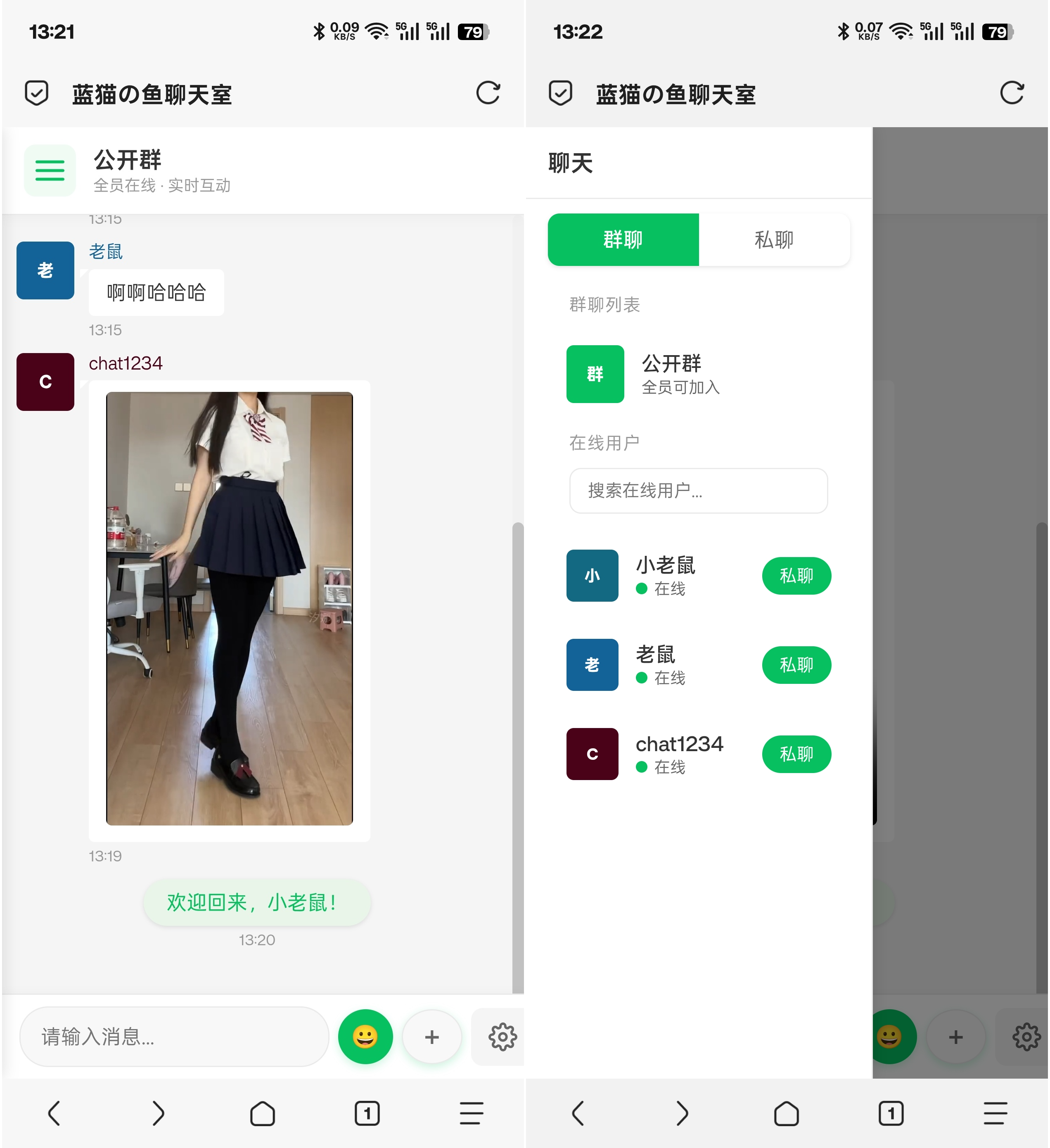PHP实时消息聊天室源码 PHP+WebSocket-皮皮网创