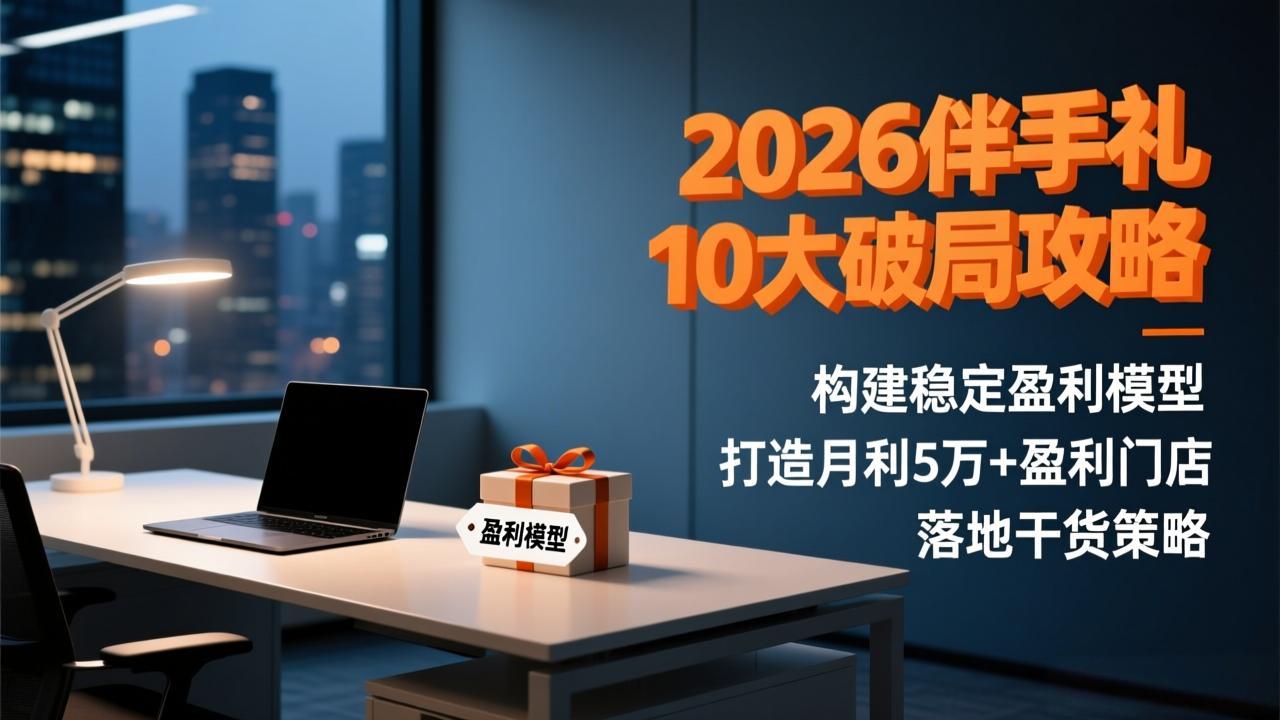 2026伴手礼10大破局攻略:构建稳定盈利模型,打造月利5万+盈利门店,落地干货策略-皮皮网创