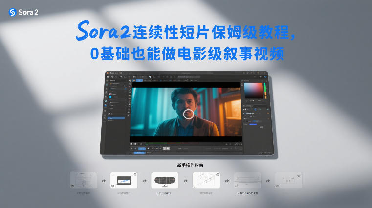 Sora2连续性短片保姆级教程，0基础也能做电影级叙事视频-皮皮网创