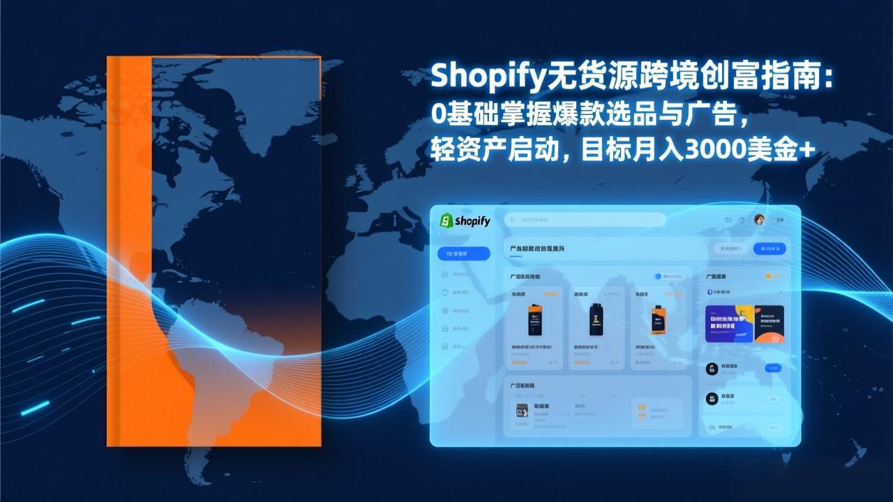 Shopify爆款打法实战：从选品到广告投放，复制爆款模型，驱动独立站月销售额破万刀-皮皮网创