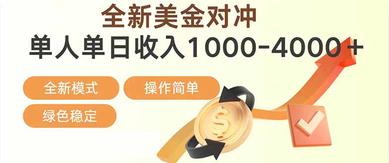日赚1700—4000+，全新美金对冲项目，合规稳定，创业优选，可放大。-皮皮网创