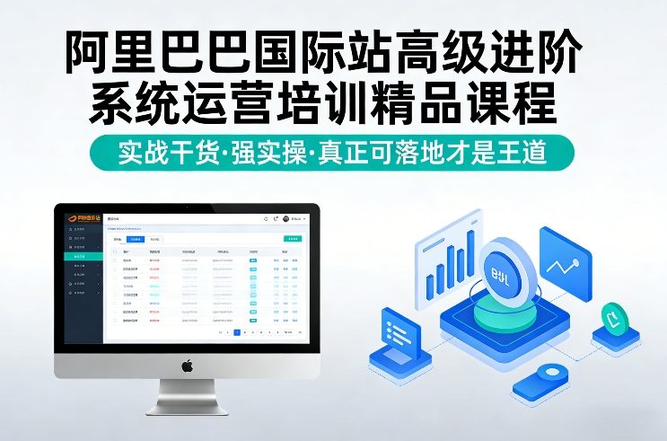 阿里巴巴国际站高级进阶系统运营培训精品课程，实战干货，强实操，真正可落地才是王道-皮皮网创