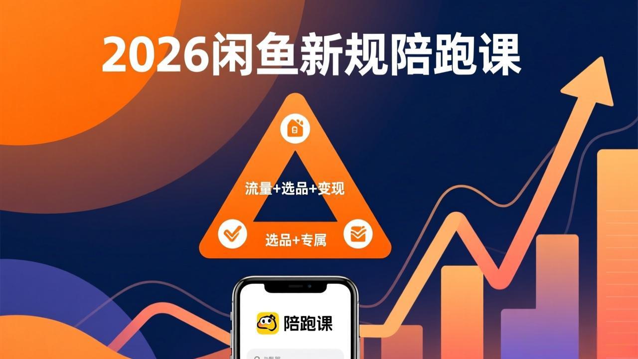2026闲鱼高阶陪跑课全新上线,带你吃透新规玩转选品流量,从零搭建稳定变现盈利体系-皮皮网创