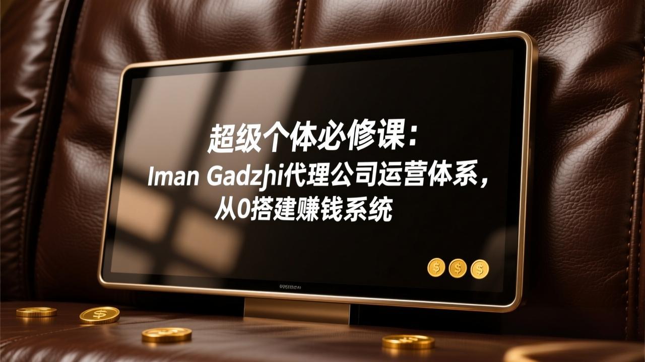 超级个体必修课：Iman Gadzhi代理公司运营体系，从0搭建赚钱系统-皮皮网创