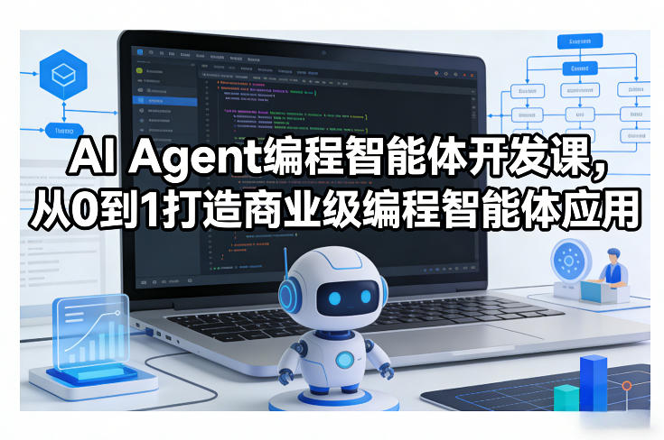 AI Agent编程智能体开发课，从0到1打造商业级编程智能体应用-皮皮网创