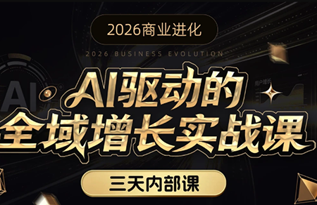 安先生·AI驱动的全域增长实战课(26年3月12-14日)-皮皮网创