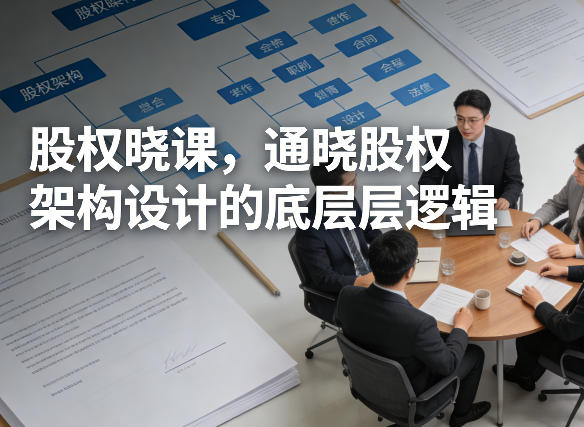 股权晓课，通晓股权架构设计的底层逻辑-皮皮网创