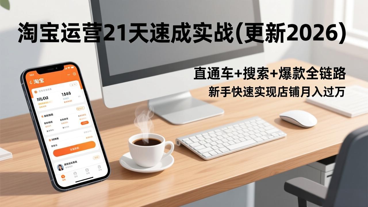 淘宝运营21天速成实战(更新3月-皮皮网创