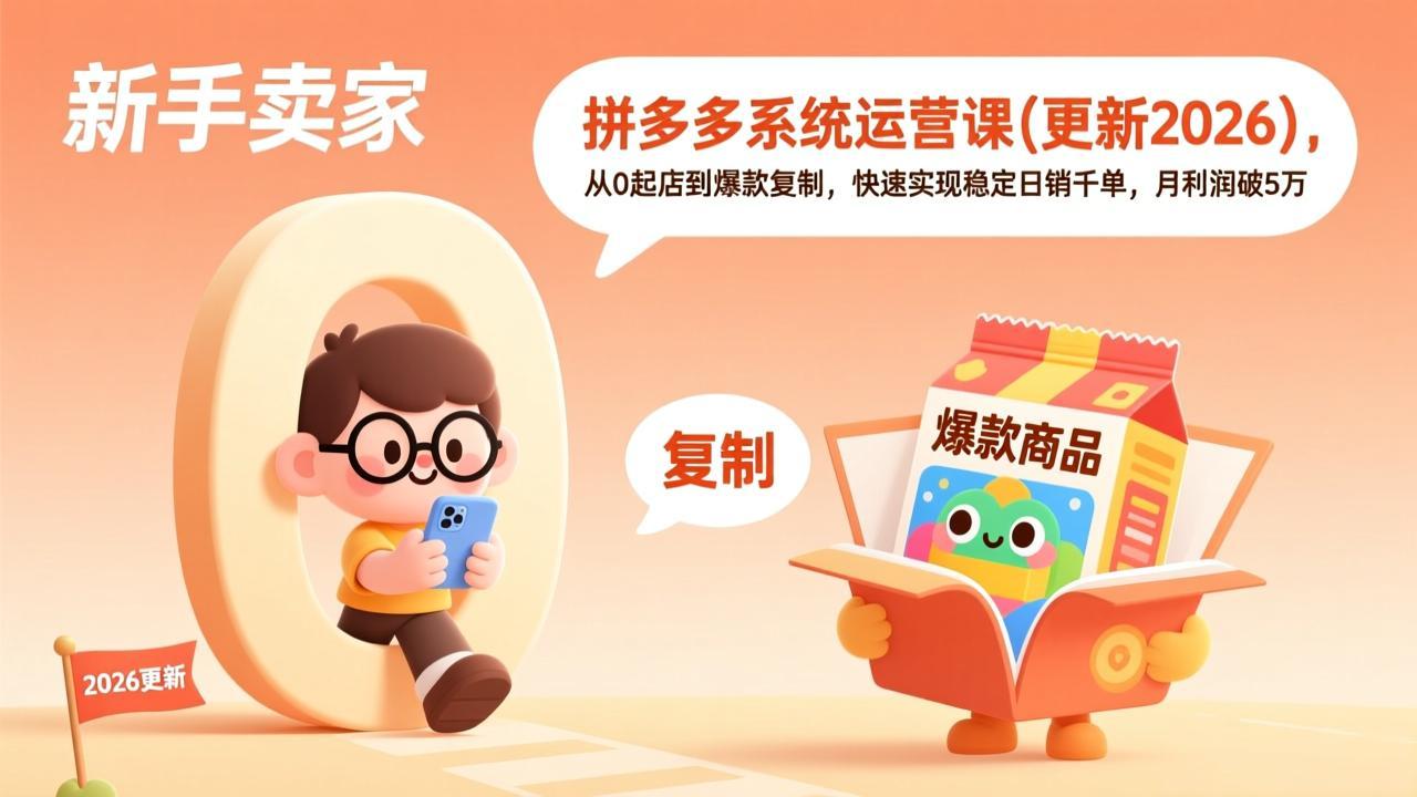 拼多多系统运营课(更新3月-皮皮网创