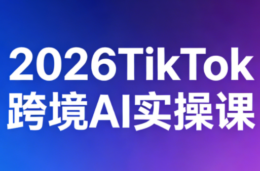 2026TikTok跨境AI实操课-皮皮网创
