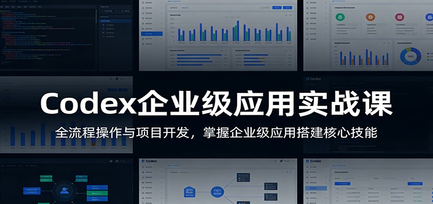 Codex企业级应用实战课：全流程操作与项目开发，掌握企业级应用搭建核心技能-皮皮网创