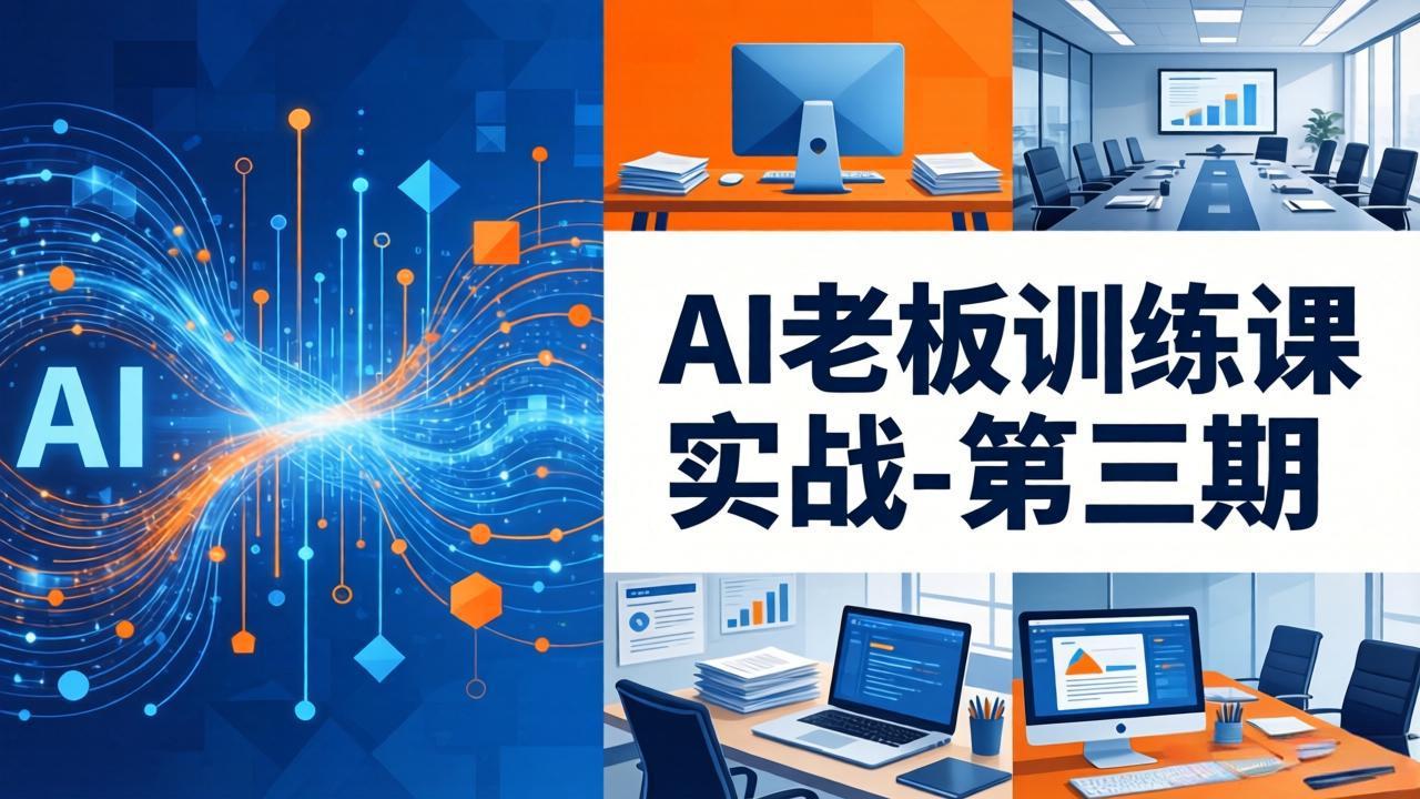 AI老板训练课实战-第三期:AI+内容应用落地教学,从0到1打通AI变现完整路径-皮皮网创