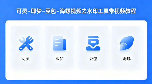 可灵–即梦–豆包–海螺视频去水印工具带视频教程-皮皮网创