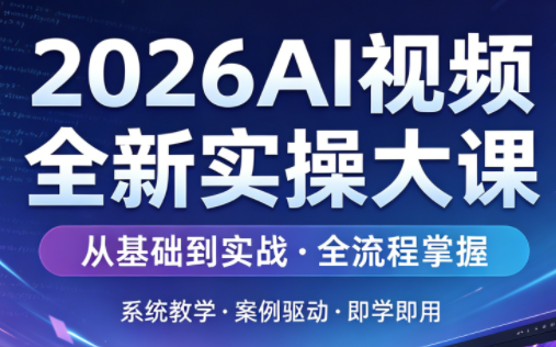 2026AI视频全新实操大课-皮皮网创