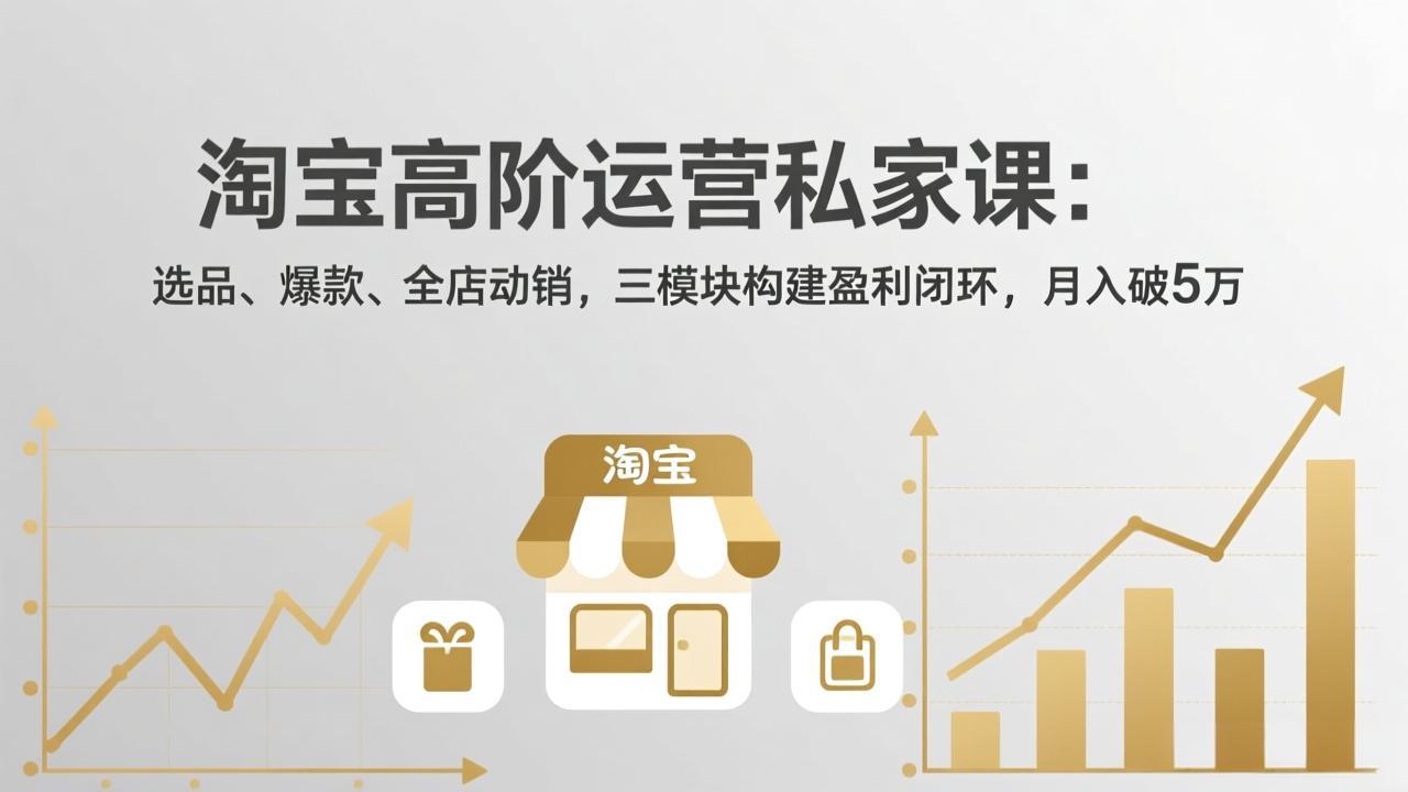 淘宝高阶运营私家课(更新26年4月18-皮皮网创