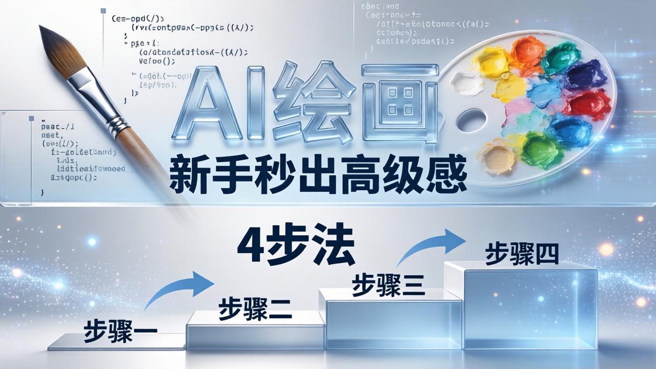 AI绘画入门别再硬磕了！即梦4步法：万能提示词公式+BRTR框架，新手秒出高级感-皮皮网创