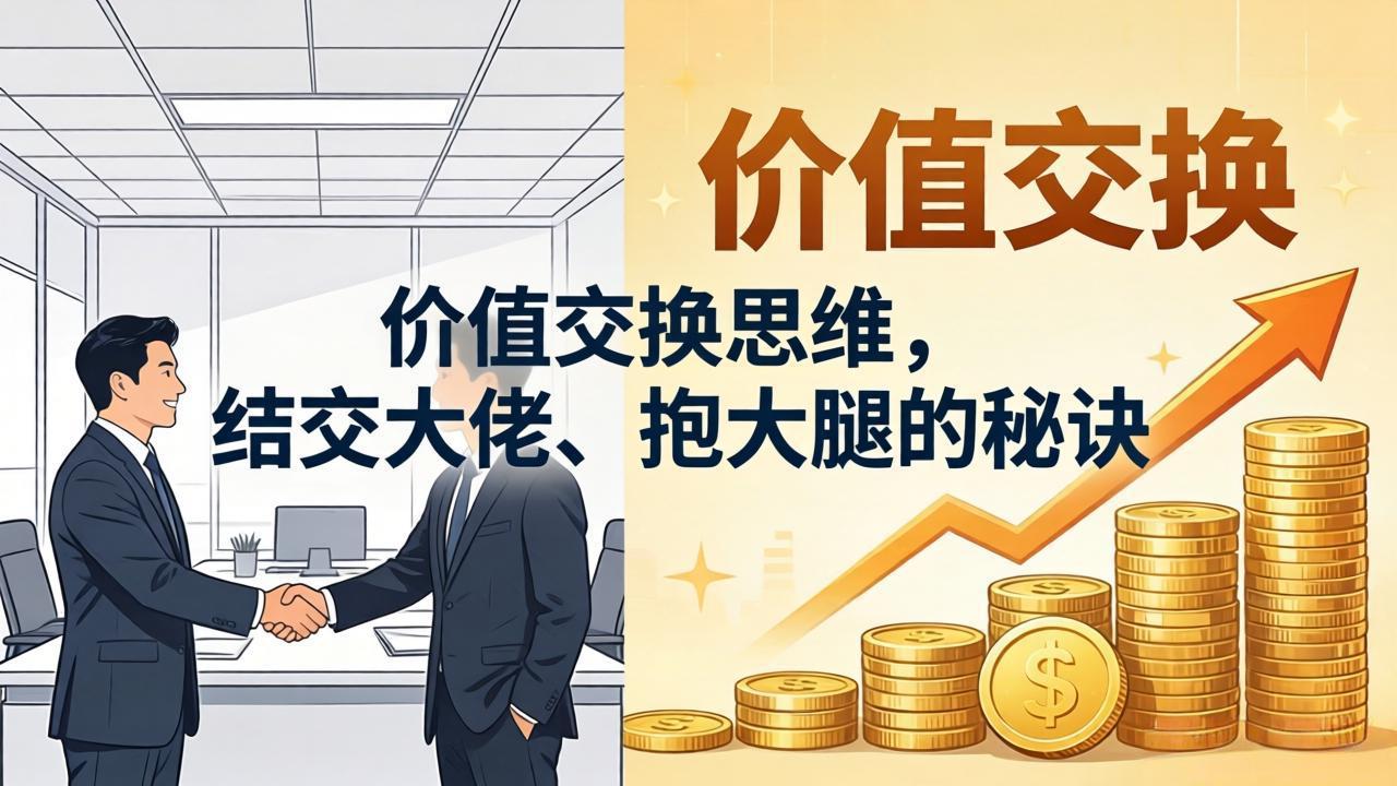 某付费文章：价值交换思维，结交大佬、抱大腿的秘诀-皮皮网创