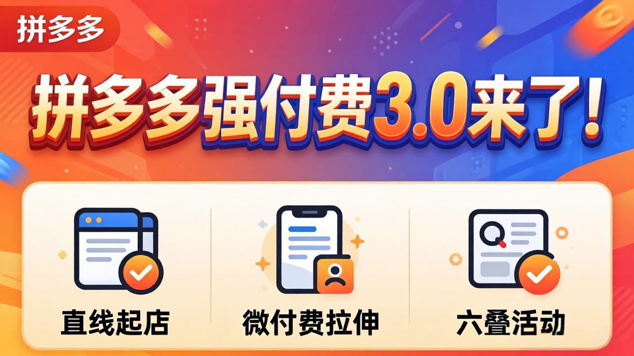 拼多多强付费3.0来了(更新4月-皮皮网创