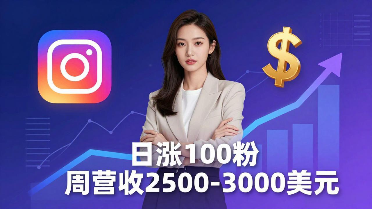 想做数字产品？Sheri亲授：日涨100粉、每周2500至3000美元的营收，Instagram躺着赚-皮皮网创
