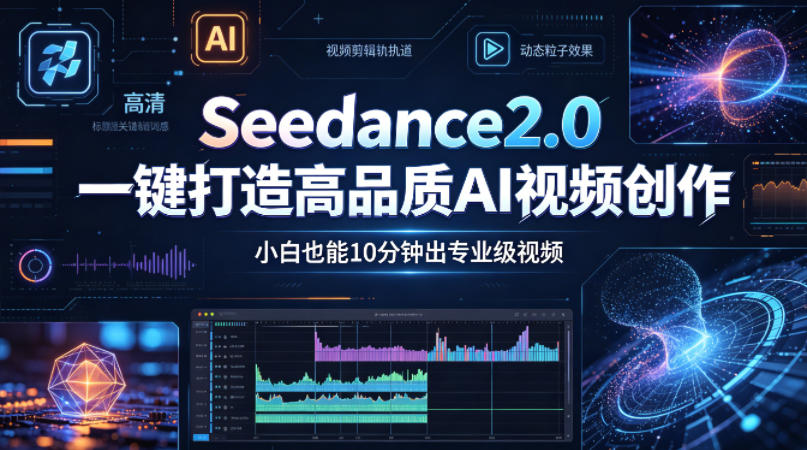 Seedance2.0一键打造高品质AI视频创作，小白也能10分钟出专业级视频-皮皮网创
