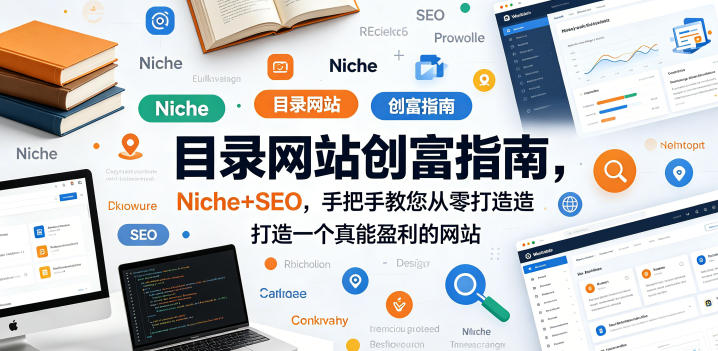 目录网站创富指南，Niche+SEO，手把手教您从零打造打造一个真能盈利的网站【原创双语字幕】-皮皮网创