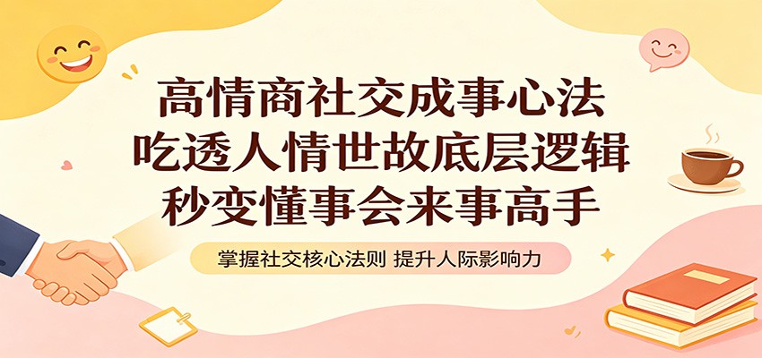 高情商社交成事心法：吃透人情世故底层逻辑，秒变懂事会来事高手-皮皮网创