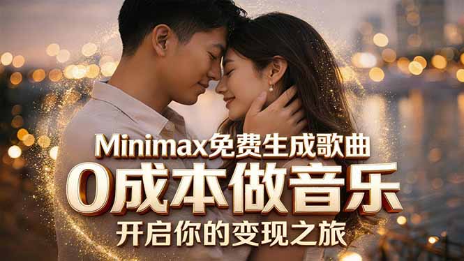 Minimax免费生成歌曲实测！0成本做音乐，说唱流行Lofi一键生成-皮皮网创